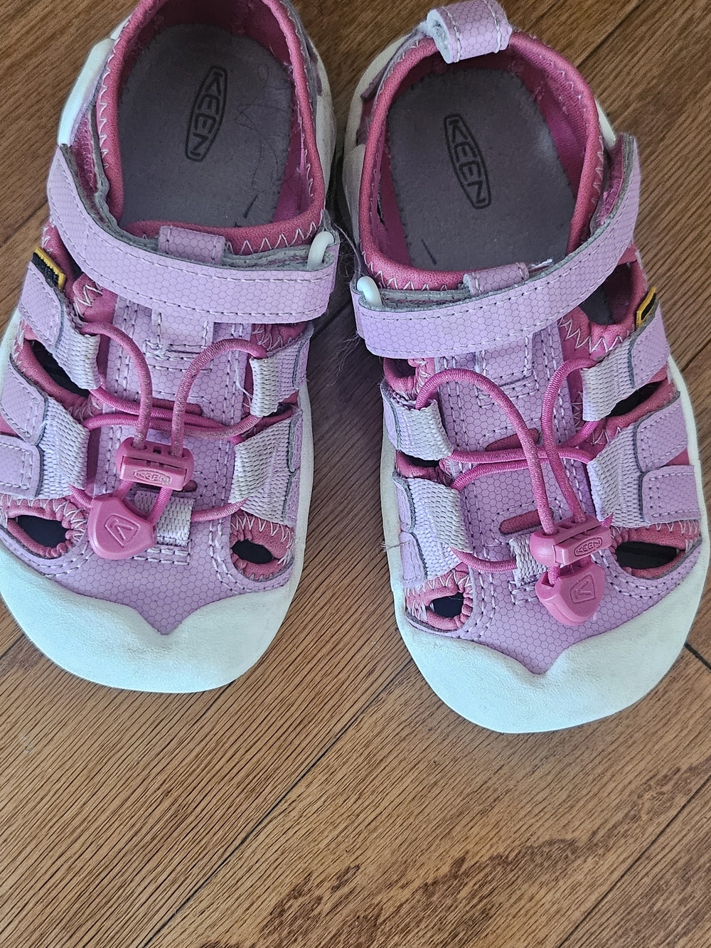 Keen Kids' Pink and Mint Sport Sandals